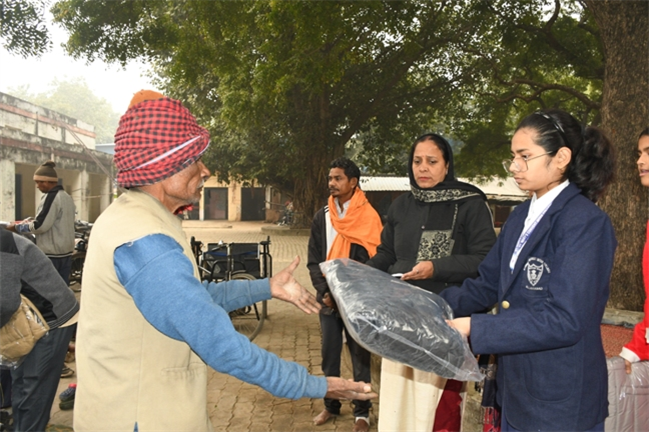 VISIT TO THE LEPERS' COLONY,KERALA BAGH, PRAYAGRAJ