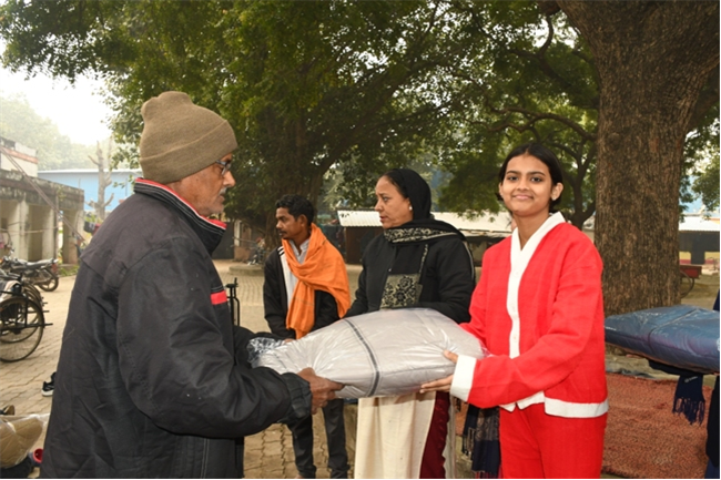 VISIT TO THE LEPERS' COLONY,KERALA BAGH, PRAYAGRAJ