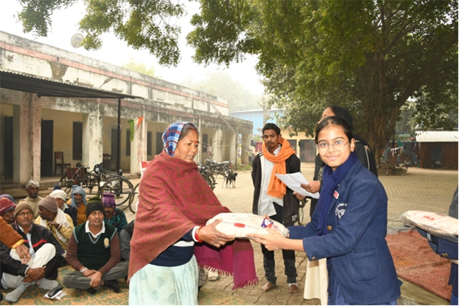 VISIT TO THE LEPERS' COLONY,KERALA BAGH, PRAYAGRAJ