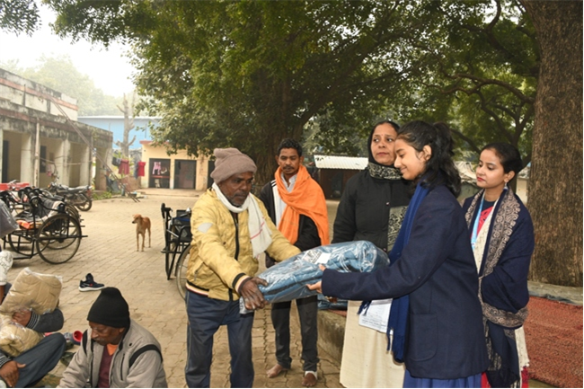 VISIT TO THE LEPERS' COLONY,KERALA BAGH, PRAYAGRAJ