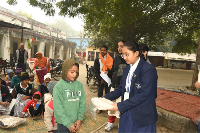 VISIT TO THE LEPERS' COLONY,KERALA BAGH, PRAYAGRAJ