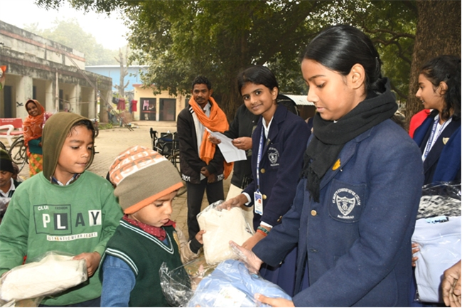 VISIT TO THE LEPERS' COLONY,KERALA BAGH, PRAYAGRAJ