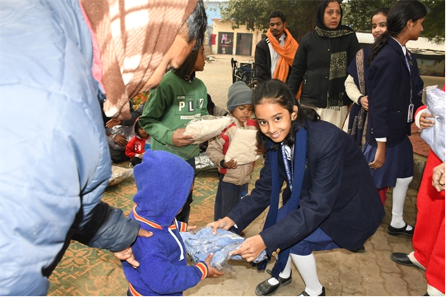 VISIT TO THE LEPERS' COLONY,KERALA BAGH, PRAYAGRAJ