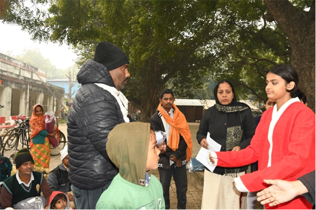VISIT TO THE LEPERS' COLONY,KERALA BAGH, PRAYAGRAJ