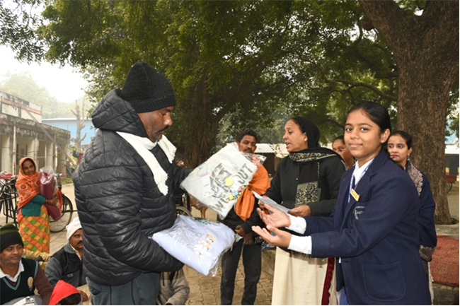 VISIT TO THE LEPERS' COLONY,KERALA BAGH, PRAYAGRAJ