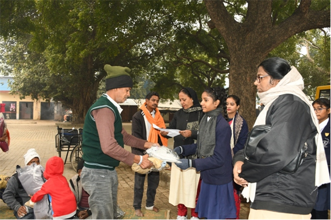 VISIT TO THE LEPERS' COLONY,KERALA BAGH, PRAYAGRAJ
