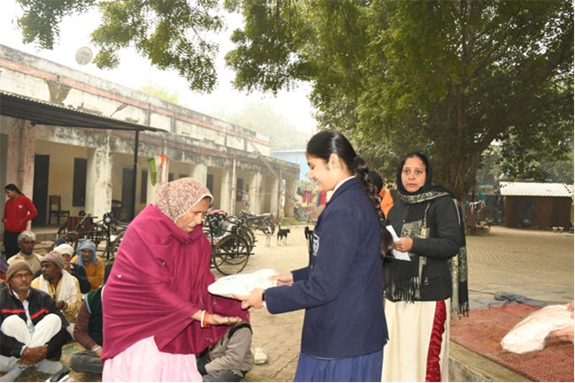 VISIT TO THE LEPERS' COLONY,KERALA BAGH, PRAYAGRAJ