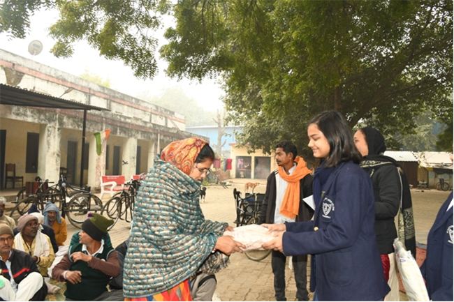 VISIT TO THE LEPERS' COLONY,KERALA BAGH, PRAYAGRAJ