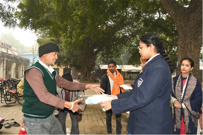 VISIT TO THE LEPERS' COLONY,KERALA BAGH, PRAYAGRAJ