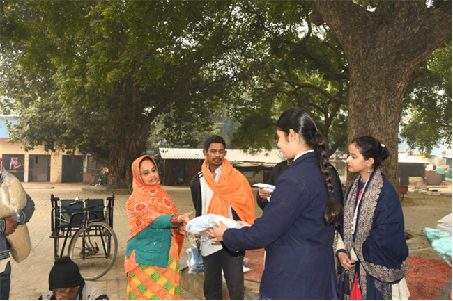 VISIT TO THE LEPERS' COLONY,KERALA BAGH, PRAYAGRAJ