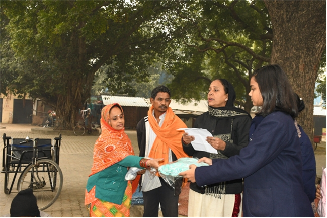VISIT TO THE LEPERS' COLONY,KERALA BAGH, PRAYAGRAJ