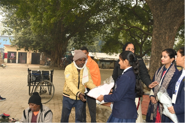 VISIT TO THE LEPERS' COLONY,KERALA BAGH, PRAYAGRAJ