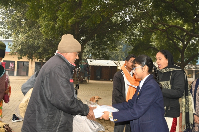 VISIT TO THE LEPERS' COLONY,KERALA BAGH, PRAYAGRAJ