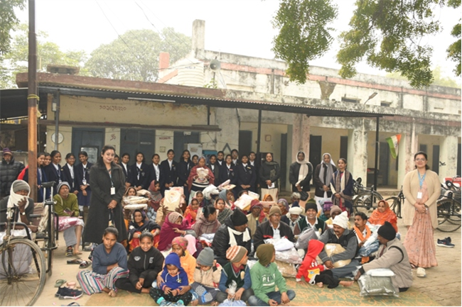 VISIT TO THE LEPERS' COLONY,KERALA BAGH, PRAYAGRAJ