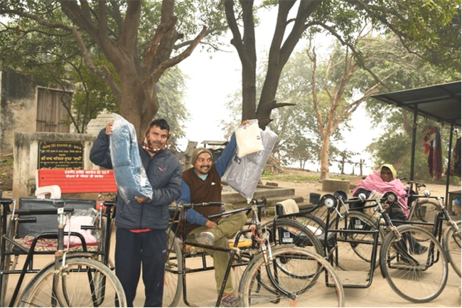 VISIT TO THE LEPERS' COLONY,KERALA BAGH, PRAYAGRAJ