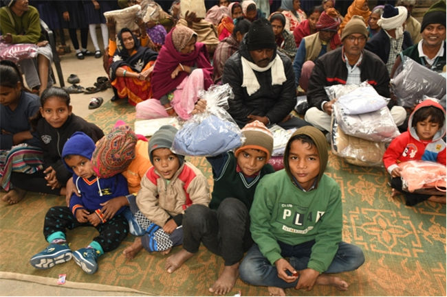 VISIT TO THE LEPERS' COLONY,KERALA BAGH, PRAYAGRAJ