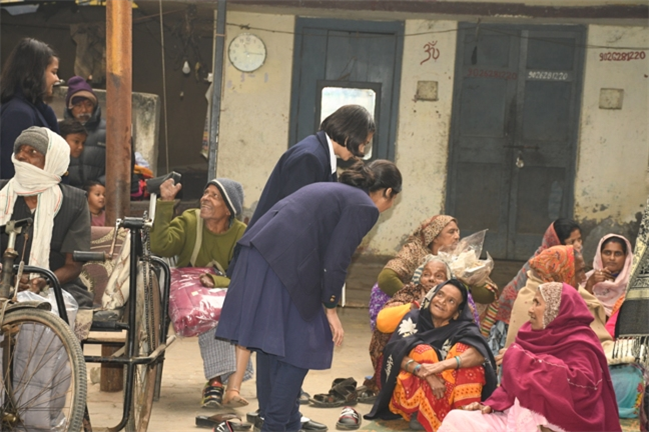 VISIT TO THE LEPERS' COLONY,KERALA BAGH, PRAYAGRAJ