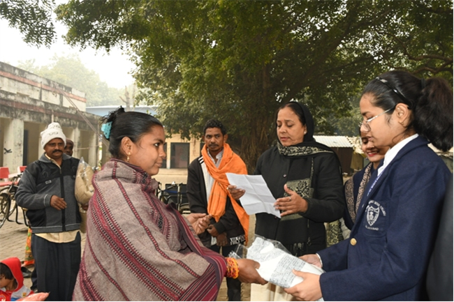 VISIT TO THE LEPERS' COLONY,KERALA BAGH, PRAYAGRAJ