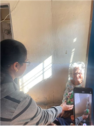 JPIC MEMBERS ORGANIZED A VISIT TO DHANRAJ OLD AGE HOME