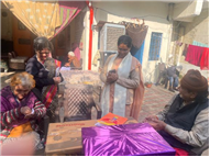 JPIC MEMBERS ORGANIZED A VISIT TO DHANRAJ OLD AGE HOME