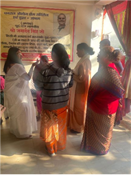 JPIC MEMBERS ORGANIZED A VISIT TO DHANRAJ OLD AGE HOME