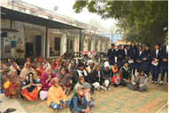 VISIT TO THE LEPERS' COLONY,KERALA BAGH, PRAYAGRAJ