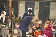 VISIT TO THE LEPERS' COLONY,KERALA BAGH, PRAYAGRAJ
