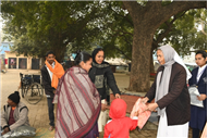 VISIT TO THE LEPERS' COLONY,KERALA BAGH, PRAYAGRAJ