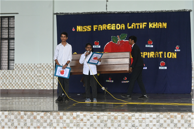 MISS FAREEDA LATIF KHAN FAREWELL