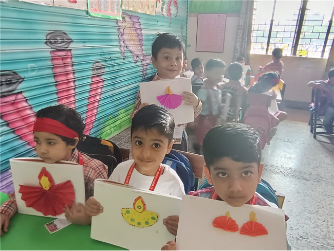 DIWALI ACTIVITY (CLASS NURSERY)