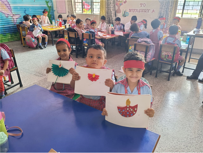 DIWALI ACTIVITY (CLASS NURSERY)