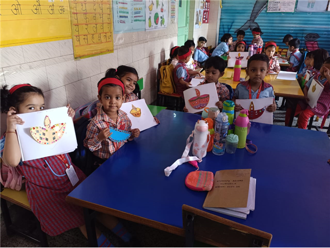 DIWALI ACTIVITY (CLASS NURSERY)