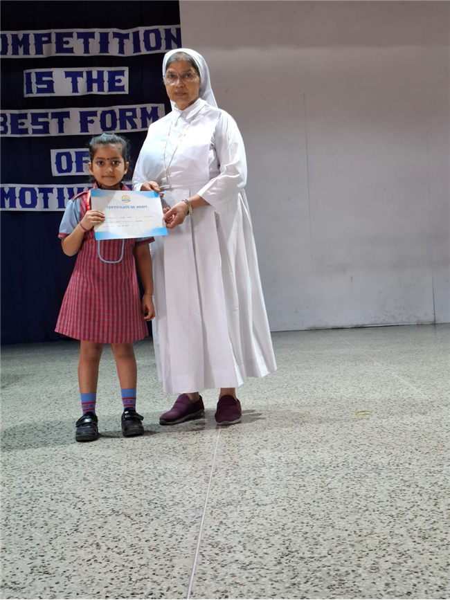 CERTIFICATE DISTRIBUTION (PRE PRIMARY)