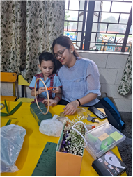 FLOWER ARRANGEMENT COMPETITION WITH MOM