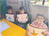 DIWALI ACTIVITY (CLASS NURSERY)