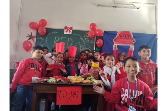 Red Day Celebration 2025 – Classes Nursery to II