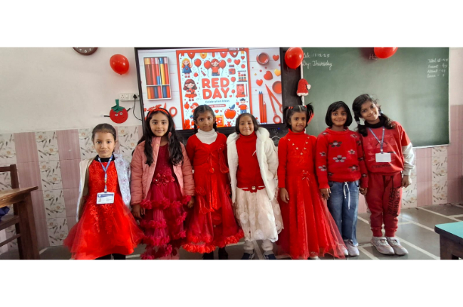 Red Day Celebration 2025 – Classes Nursery to II