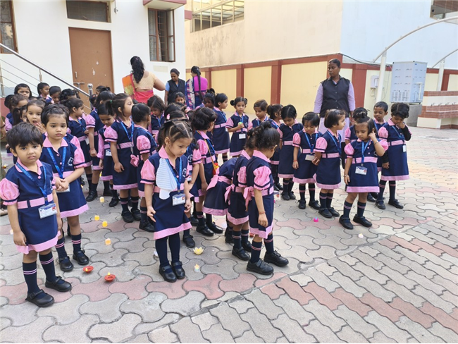 DIWALI CELEBRATION CLASS PLAY GROUP, LKG & UKG