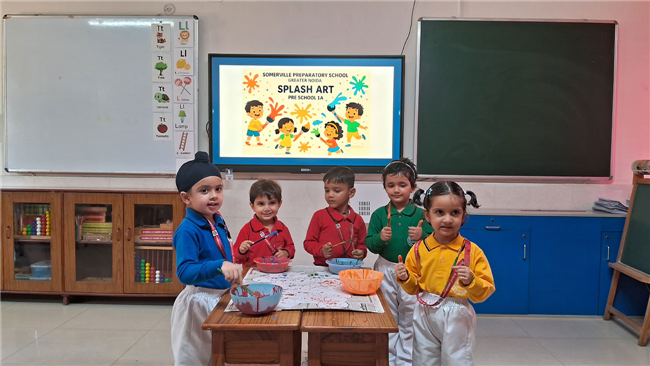 SPLASH ART ACTIVITY - PREPARATORY SCHOOL
