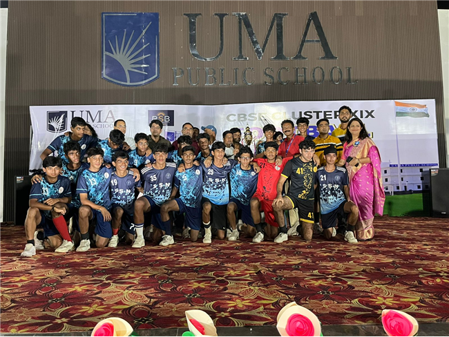 Somerville School NOIDA  Runners Up  in the CBSE Football
