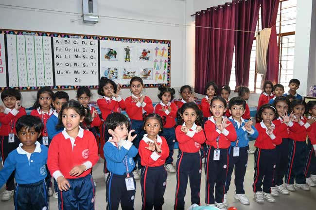 INTER-SECTION ENGLISH CHORAL RECITATION - CLASS NURSERY