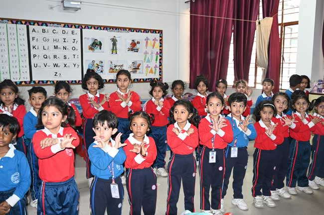 INTER-SECTION ENGLISH CHORAL RECITATION - CLASS NURSERY