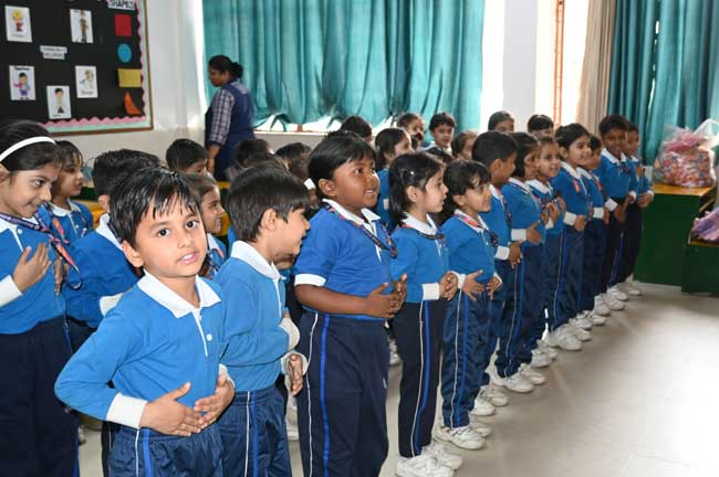 INTER-SECTION ENGLISH CHORAL RECITATION - CLASS NURSERY