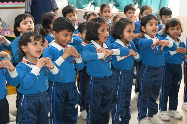INTER-SECTION ENGLISH CHORAL RECITATION - CLASS NURSERY