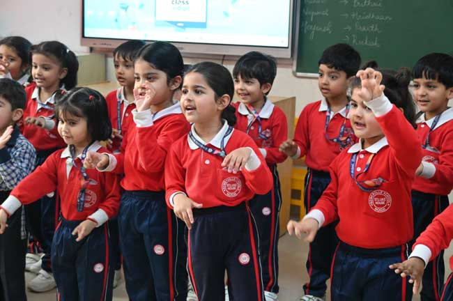 INTER-SECTION ENGLISH CHORAL RECITATION - CLASS NURSERY