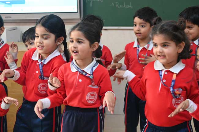 INTER-SECTION ENGLISH CHORAL RECITATION - CLASS NURSERY