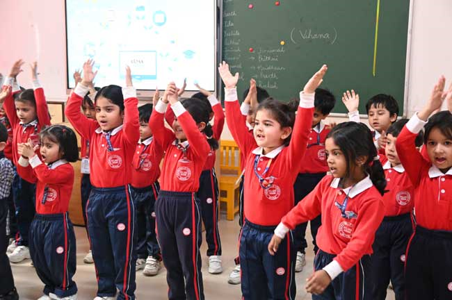 INTER-SECTION ENGLISH CHORAL RECITATION - CLASS NURSERY