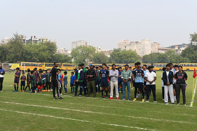 SOMERVILLE SCHOOL NOIDA  HOSTED  THE FOURTH SEASON OF THE R. S KHEMCHAND MEMORIAL FOOTBALL-TOURNAMENT