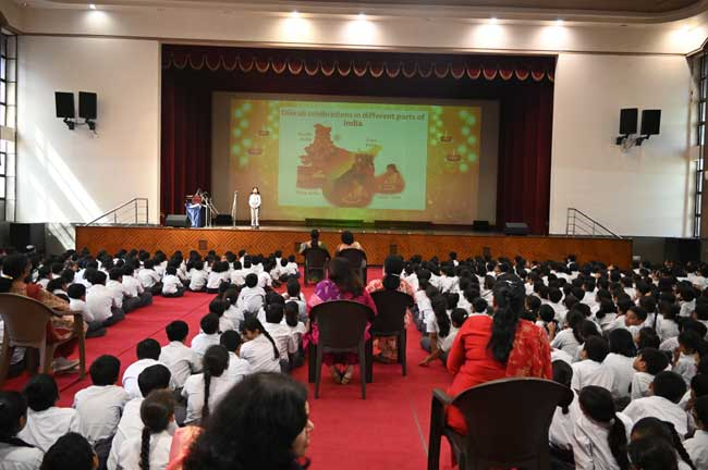 JUNIOUR SCHOOL DIWALI ASSEMBLY