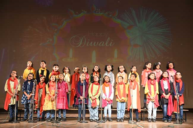 JUNIOUR SCHOOL DIWALI ASSEMBLY
